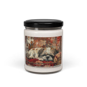 Cozy Shih Tzu Soy Candle – Vintage Dog Art Gift for Pet Lovers