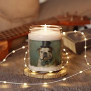 English Bulldog Soy Candle – Vintage Art Gift for Dog Lovers