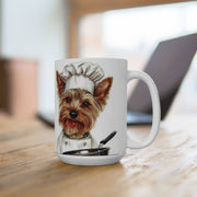 Yorkie Chef Mug – Adorable Yorkshire Terrier Coffee Cup Gift