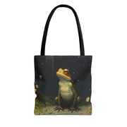 Frog-Themed Eco Tote Bag, Artistic and Nature-Inspired Canvas Bag