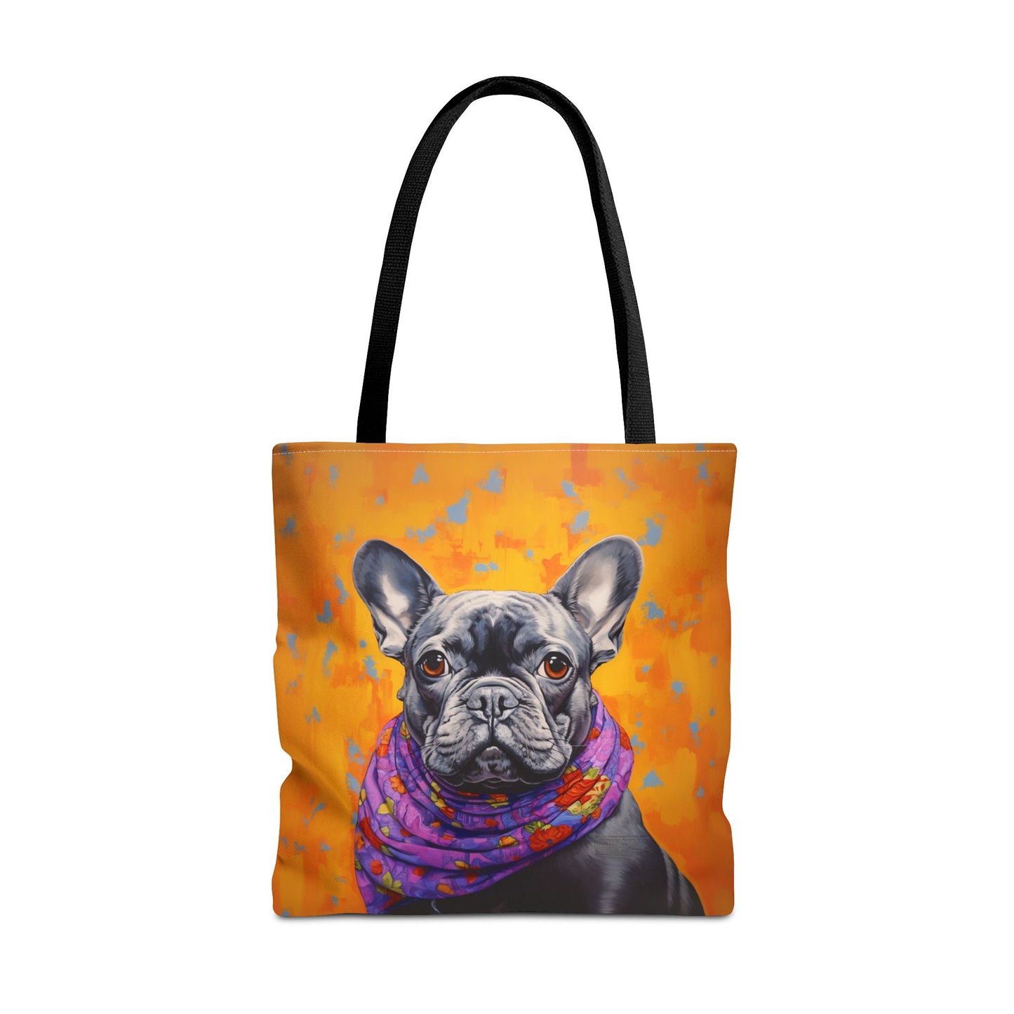 Frenchie Flair Tote Bag – Vibrant Design for Dog Lovers