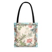 Elegant Floral Garden Tote Bag, Vintage-Inspired Eco-Friendly Carryall