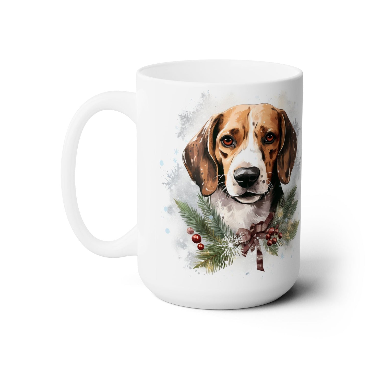 Beagle Holiday Mug - Festive Coffee Cup for Dog Lovers