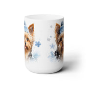 Yorkie Holiday Mug – Winter Wonderland Yorkshire Terrier Gift