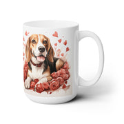 Beagle Love Mug - Valentine's Day Gift for Beagle Lovers