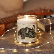 Tattoo-Style Frenchie Candle – French Bulldog Lover Gift