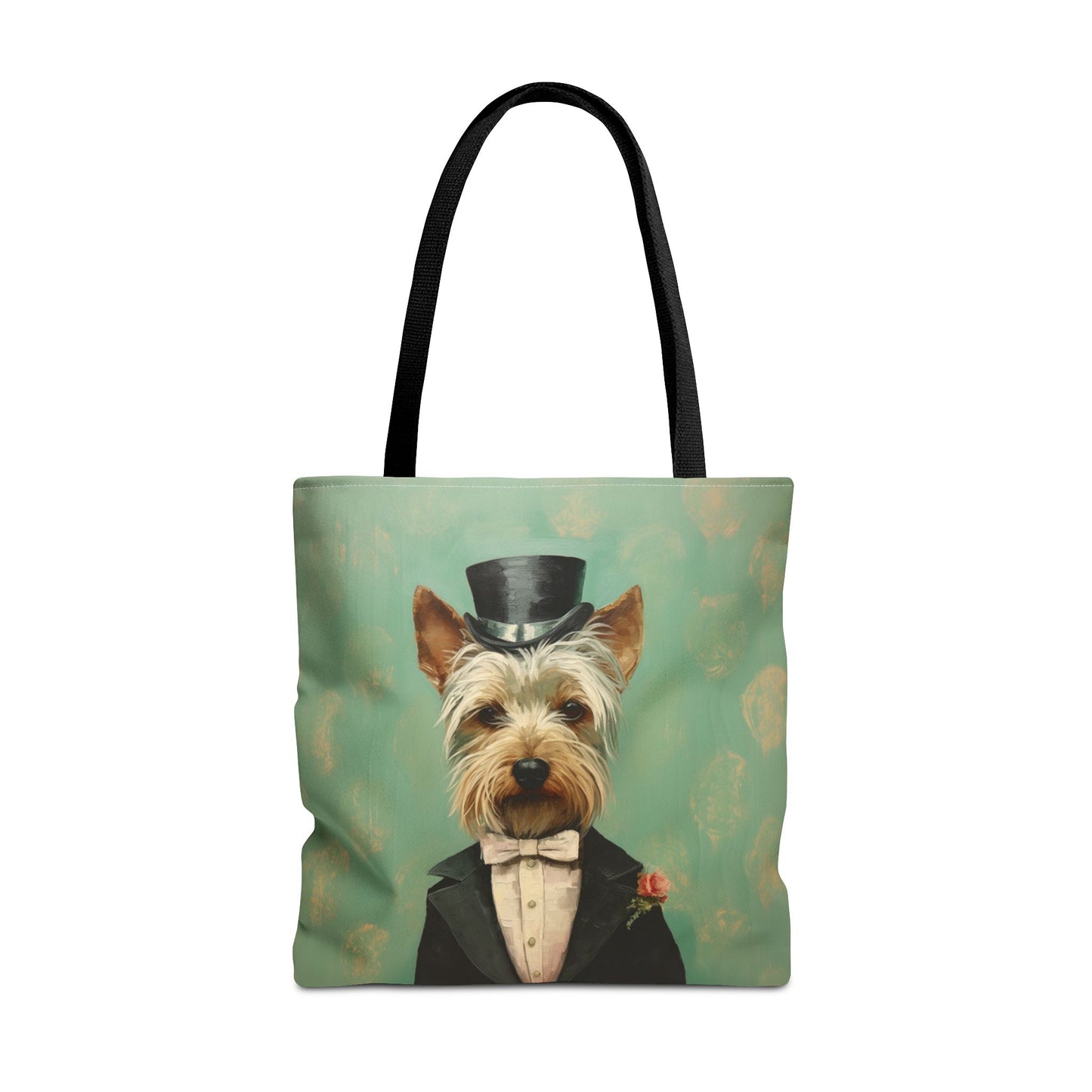 Yorkshire Terrier Top Hat Tote Bag, Eco-Friendly & Stylish Gift