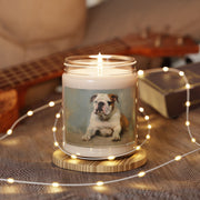 English Bulldog Vintage Art Soy Candle Gift