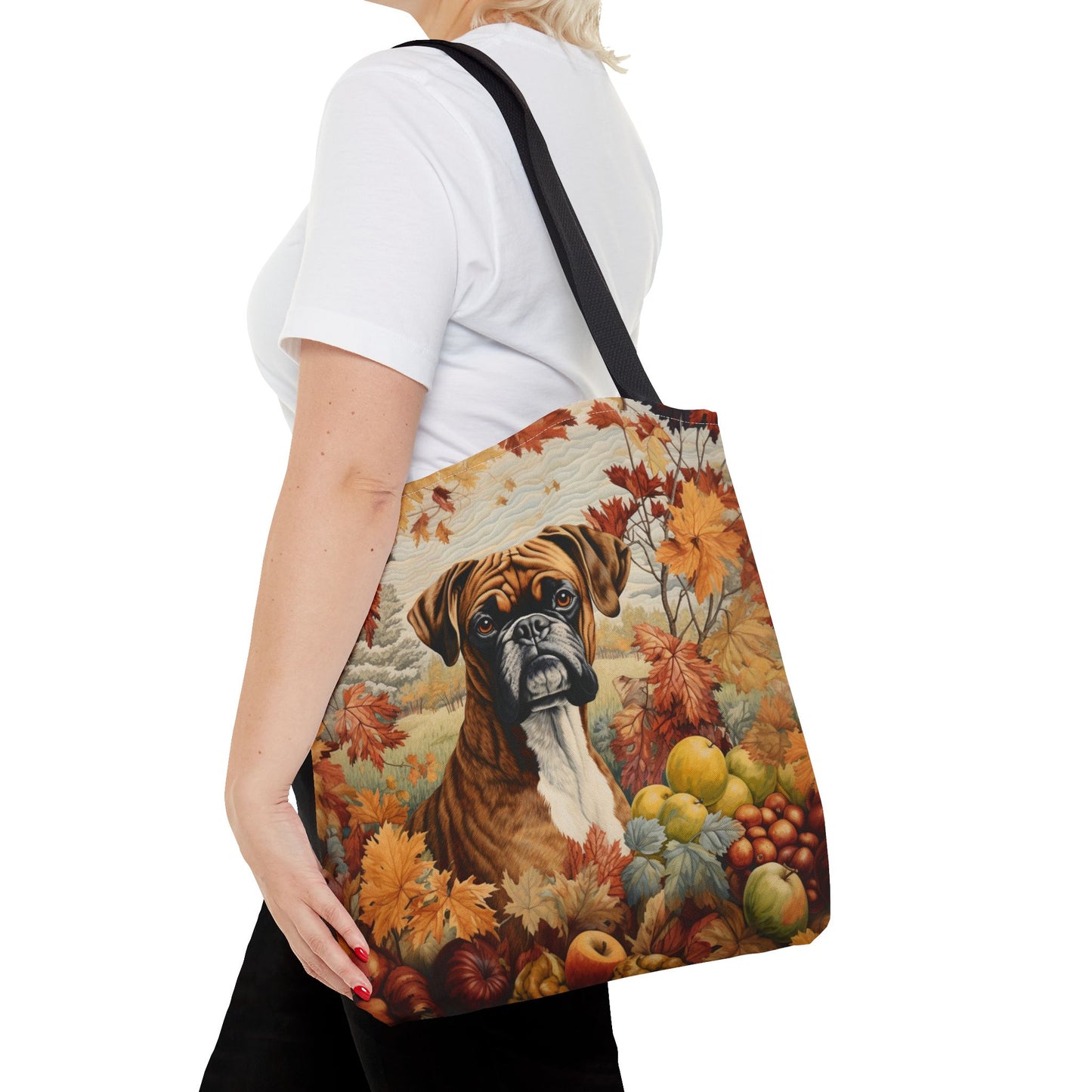 Boxer Autumn Harvest Tote Bag – Eco-Friendly Fall Accessory