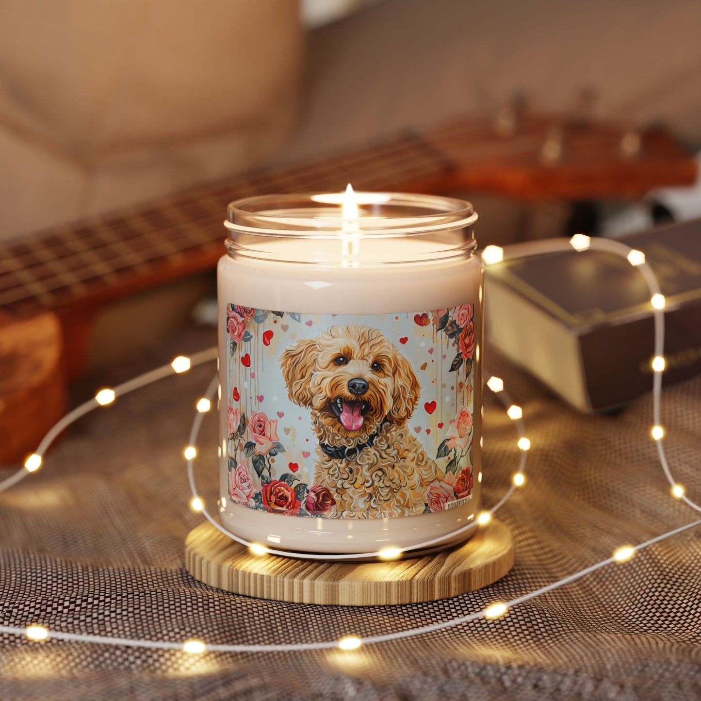 Golden Doodle Love Candle – Dog Dad Gift for Pet Lovers