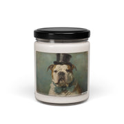 English Bulldog Soy Candle – Vintage Art Gift for Dog Lovers