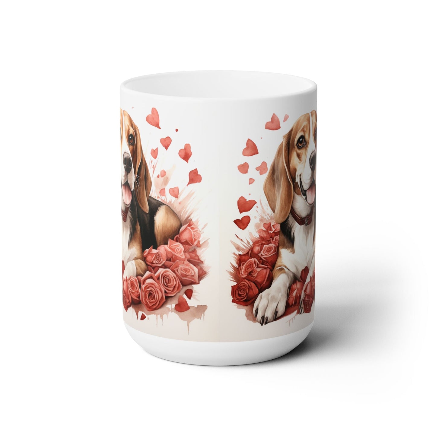 Beagle Love Mug - Valentine's Day Gift for Beagle Lovers