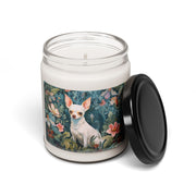 Charming Chihuahua Candle – Floral Art Dog Lover Gift