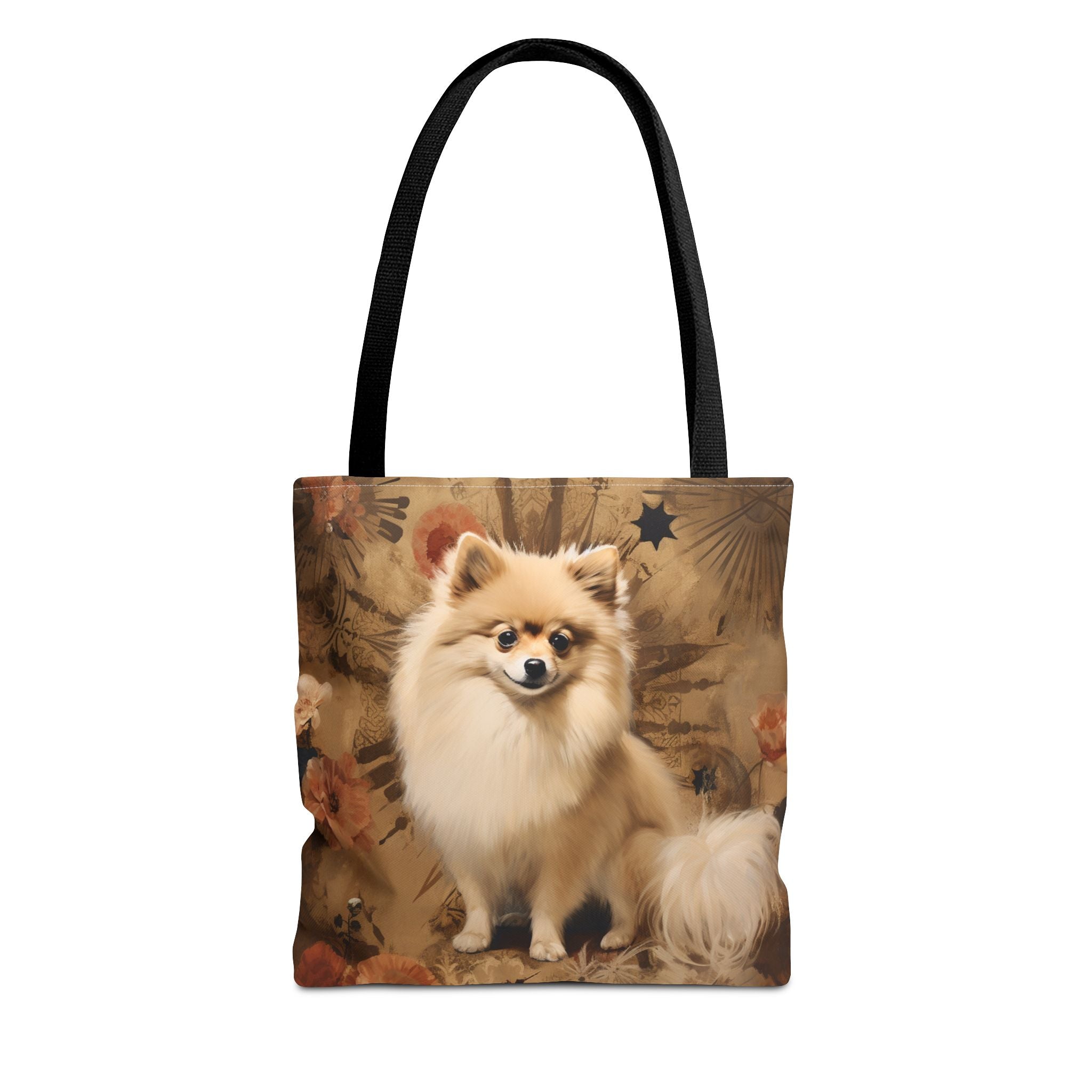 Pomeranian Dreams Canvas Tote Bag, Eco-Friendly and Stylish Carry-All