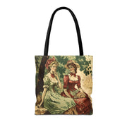 Victorian Elegance Tote Bag, Artistic Vintage Shopping Accessory