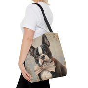 Chic French Bulldog Tote Bag, Canvas Market and Gift for Dog Lovers