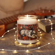 Shih Tzu Vintage Floral Soy Candle Gift