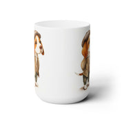 Dapper Beagle Coffee Mug – Dog Lover Gift for Beagle Moms