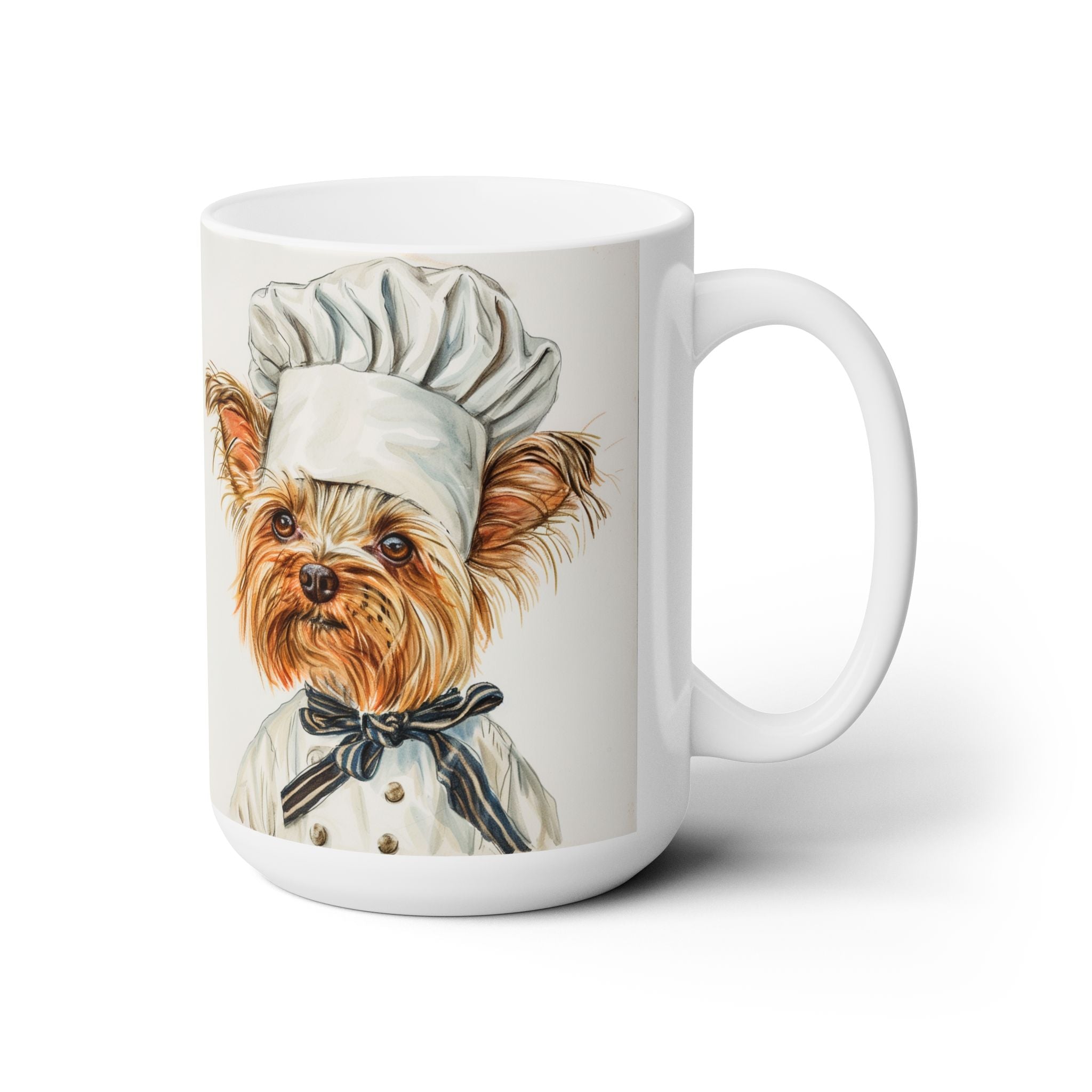 Yorkshire Terrier Chef Coffee Mug - Yorkie Lover Gift, Dog Mom Mug