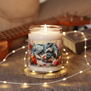 Mini Schnauzer Memorial Candle – Vintage Pet Lover Gift