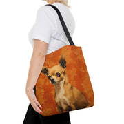 Charming Chihuahua Tote Bag - Artistic Design, Eco-Friendly Canvas