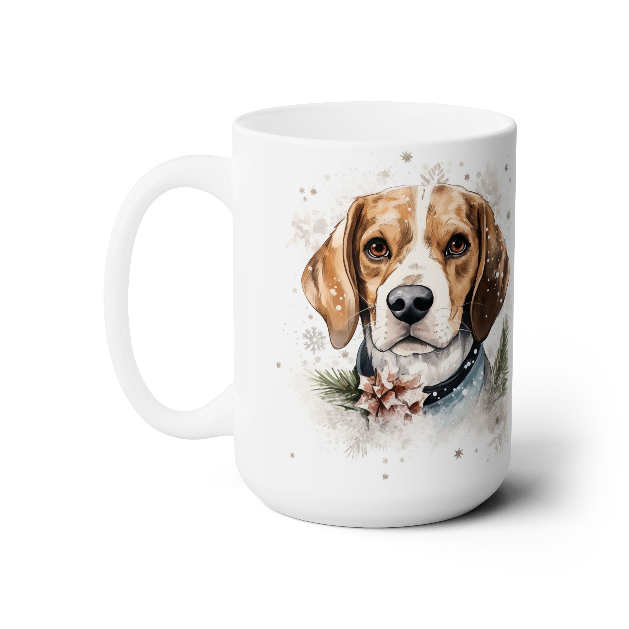 Beagle Lover’s Holiday Mug – Festive Dog Mom Coffee Cup