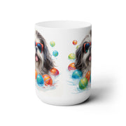 Shih Tzu Summer Splash Mug – Fun Dog Lover Gift for Coffee Lovers