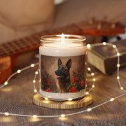 Belgian Malinois Rose Garden Soy Candle – Pet Lover Gift