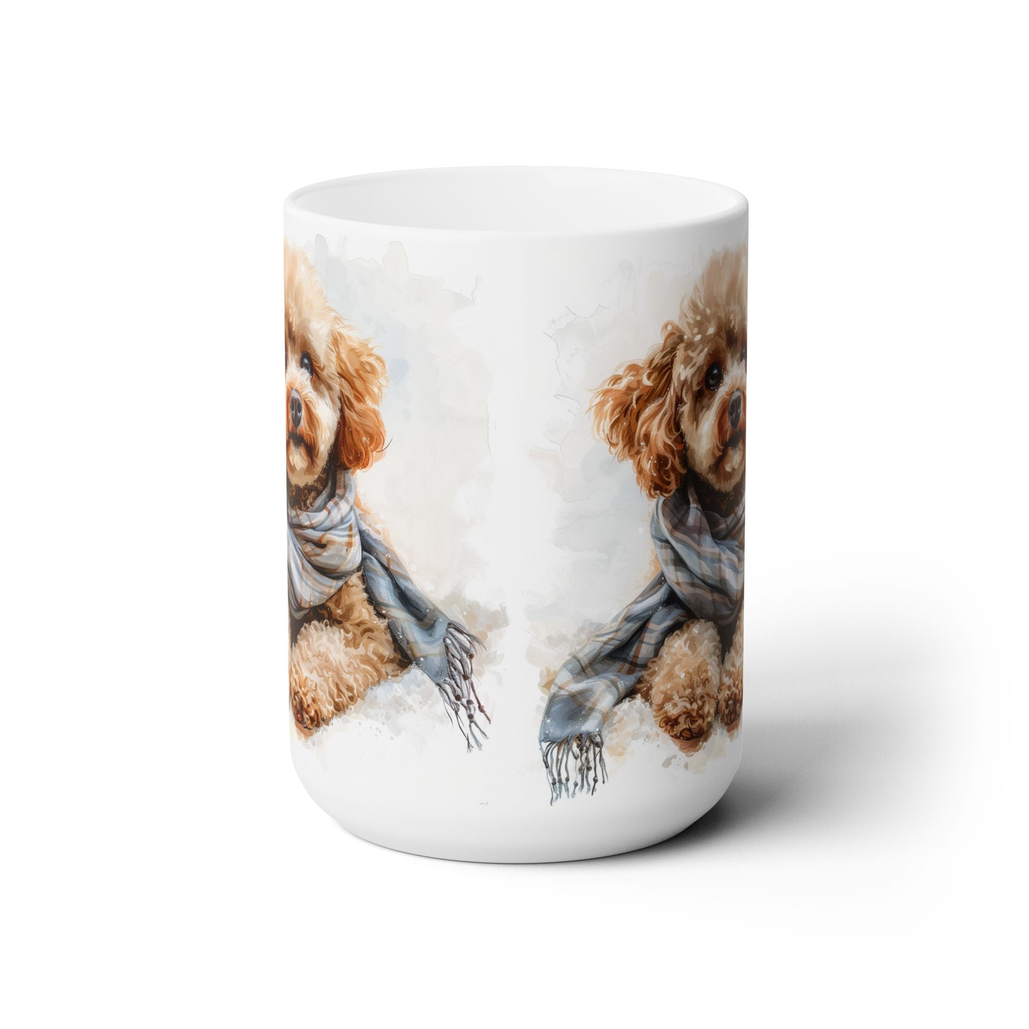 Poodle Charm Coffee Mug - Cozy Dog Lover's Gift