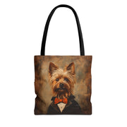 Yorkshire Terrier Tote Bag – Dapper Yorkie Elegance for Dog Lovers