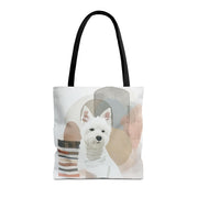 Westie Wishes Canvas Tote Bag – Stylish Dog Lover Gift & Eco-Friendly Design