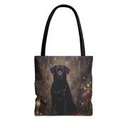 Black Labrador Elegance Tote Bag, Classic Dog Lover Gift