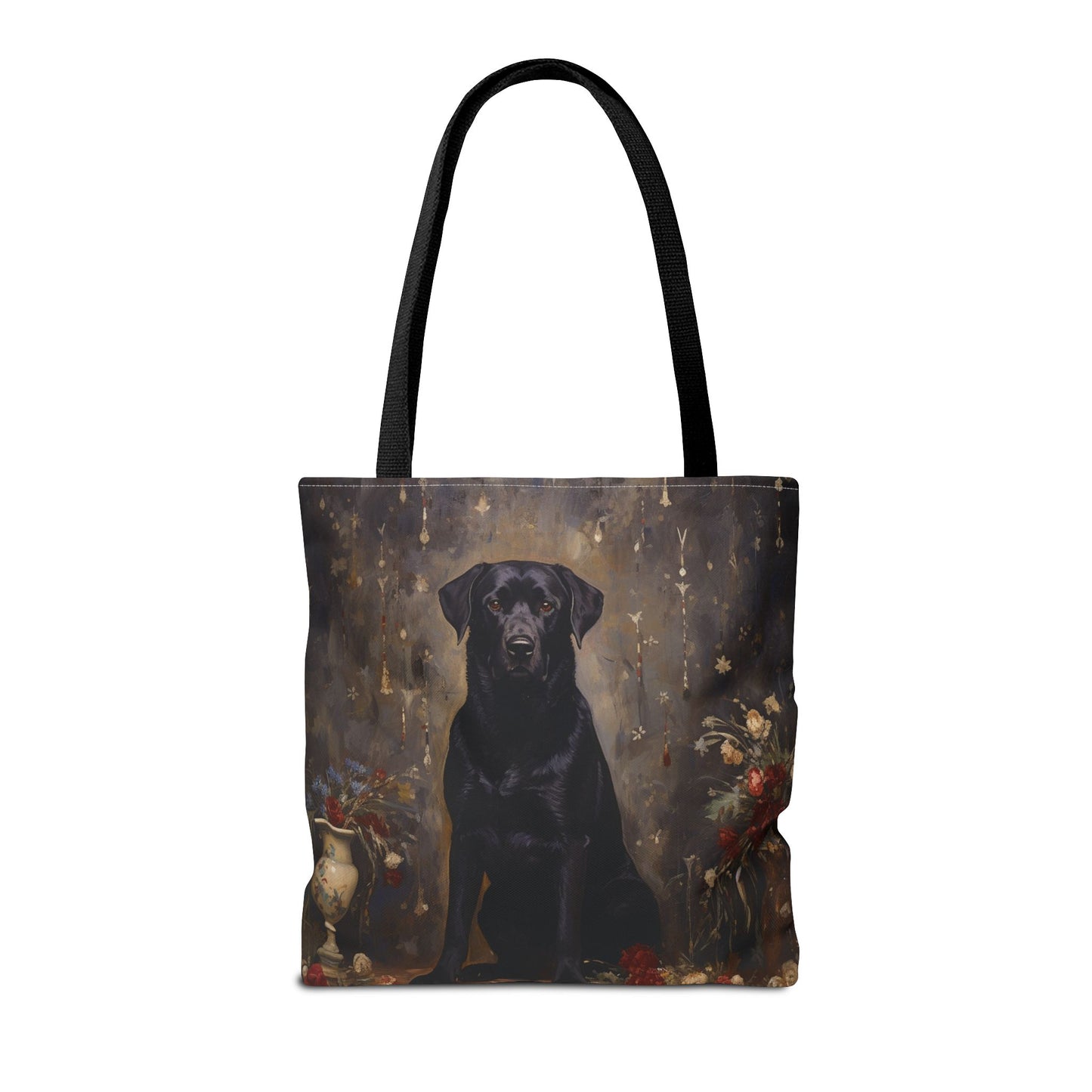 Black Labrador Elegance Tote Bag, Classic Dog Lover Gift