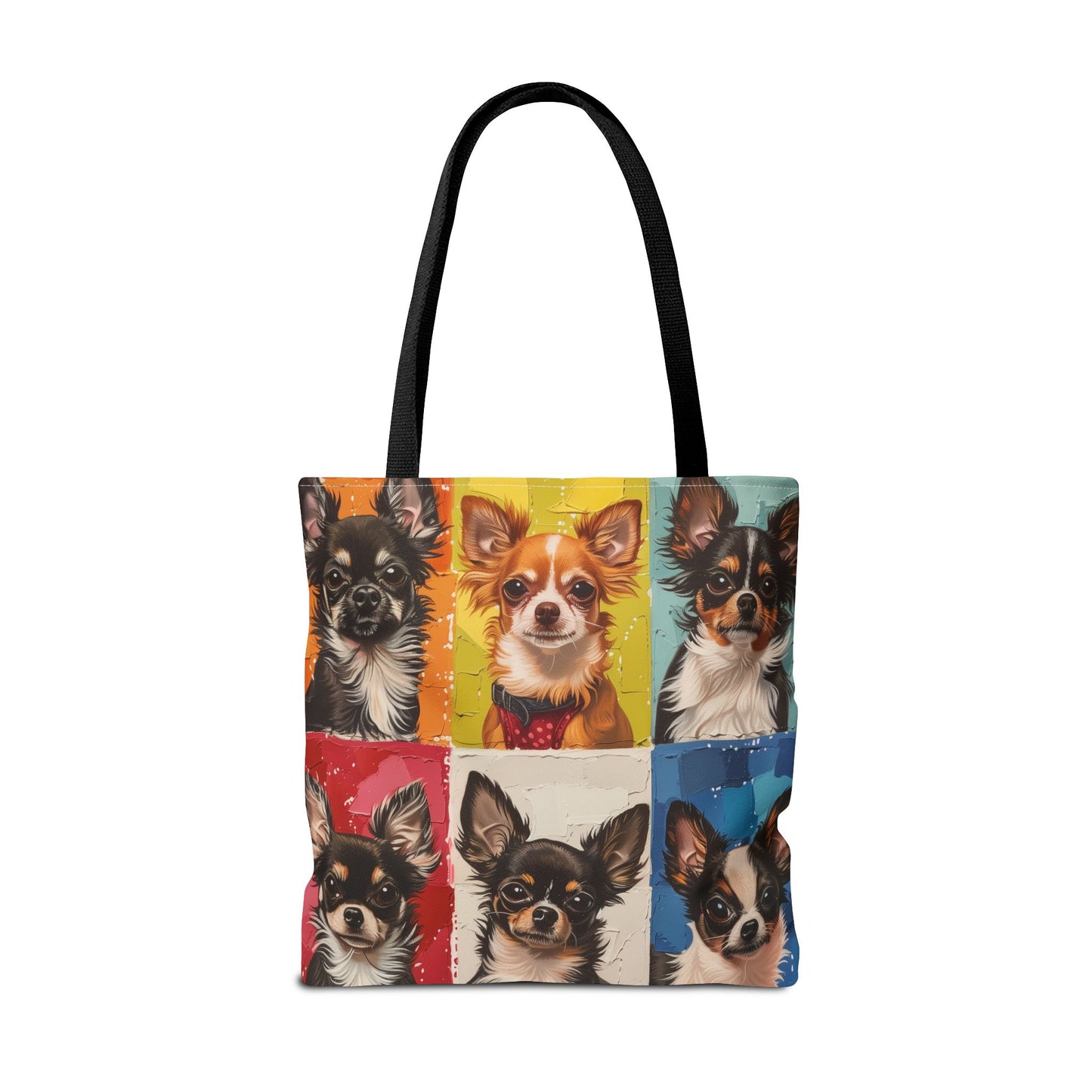 Colorful Chihuahua Pop Art Tote Bag, Pet Lover’s Gift