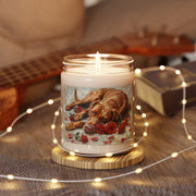 Vizsla Rose Elegance Candle – Pet Lover Memorial Gift