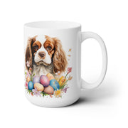 Cavalier King Charles Spaniel Easter Mug – Springtime Coffee Cup Gift