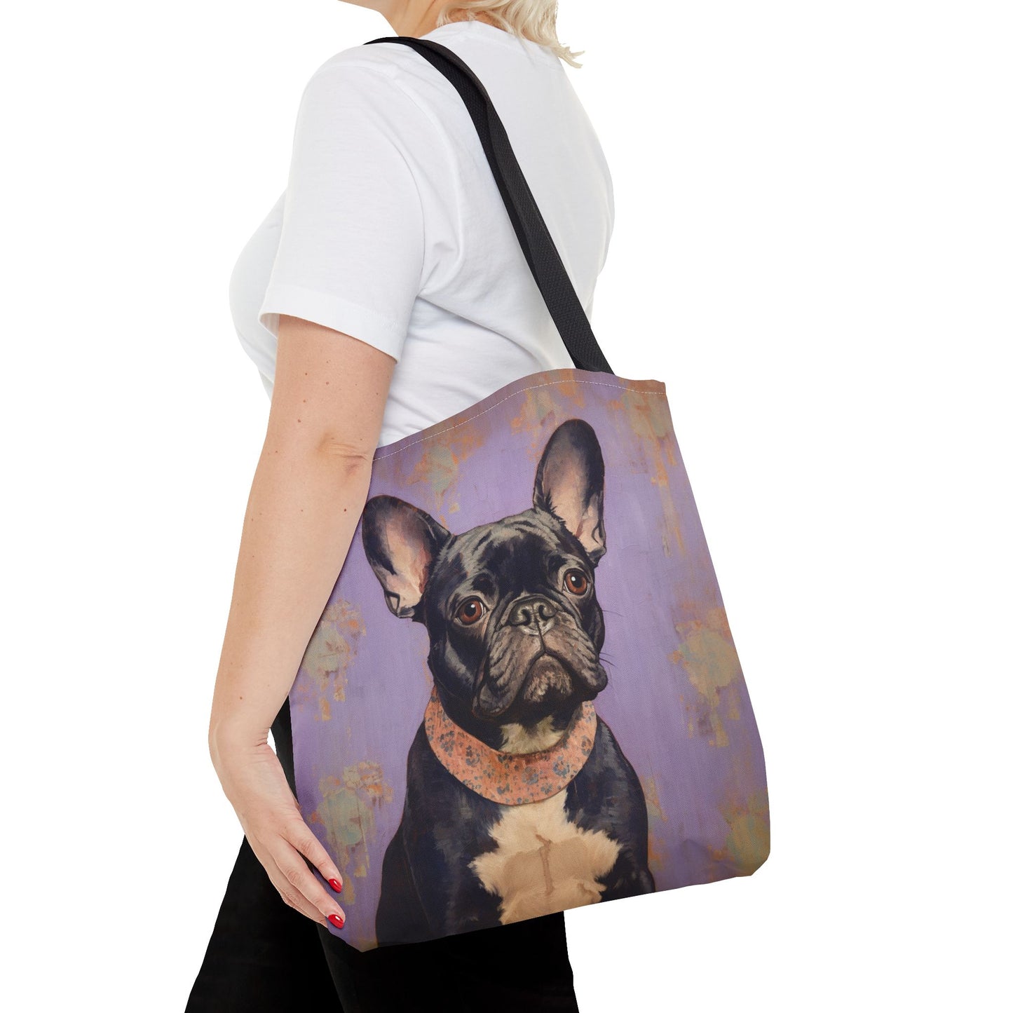 French Bulldog Art Tote Bag - Chic and Stylish For Dog Lovers