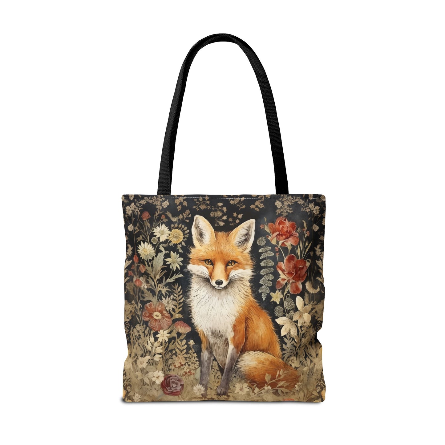 Elegant Fox Tote Bag, Nature-Inspired Eco-Friendly Carryall