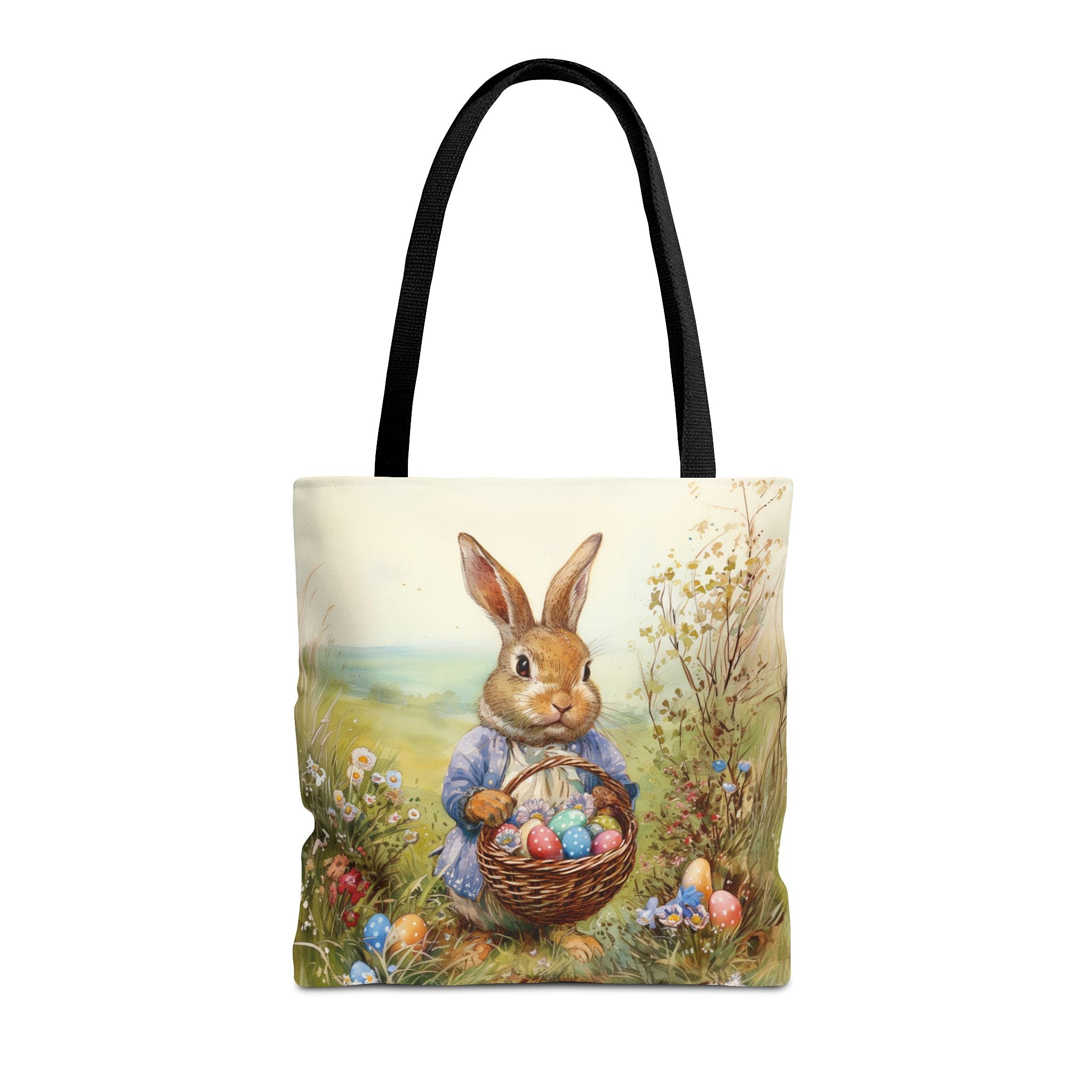 Whimsical Easter Bunny Tote Bag, Perfect for Spring Gifts