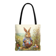 Whimsical Easter Bunny Tote Bag, Perfect for Spring Gifts