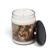 Charming Collie Candle – Vintage Artwork for Dog Lovers