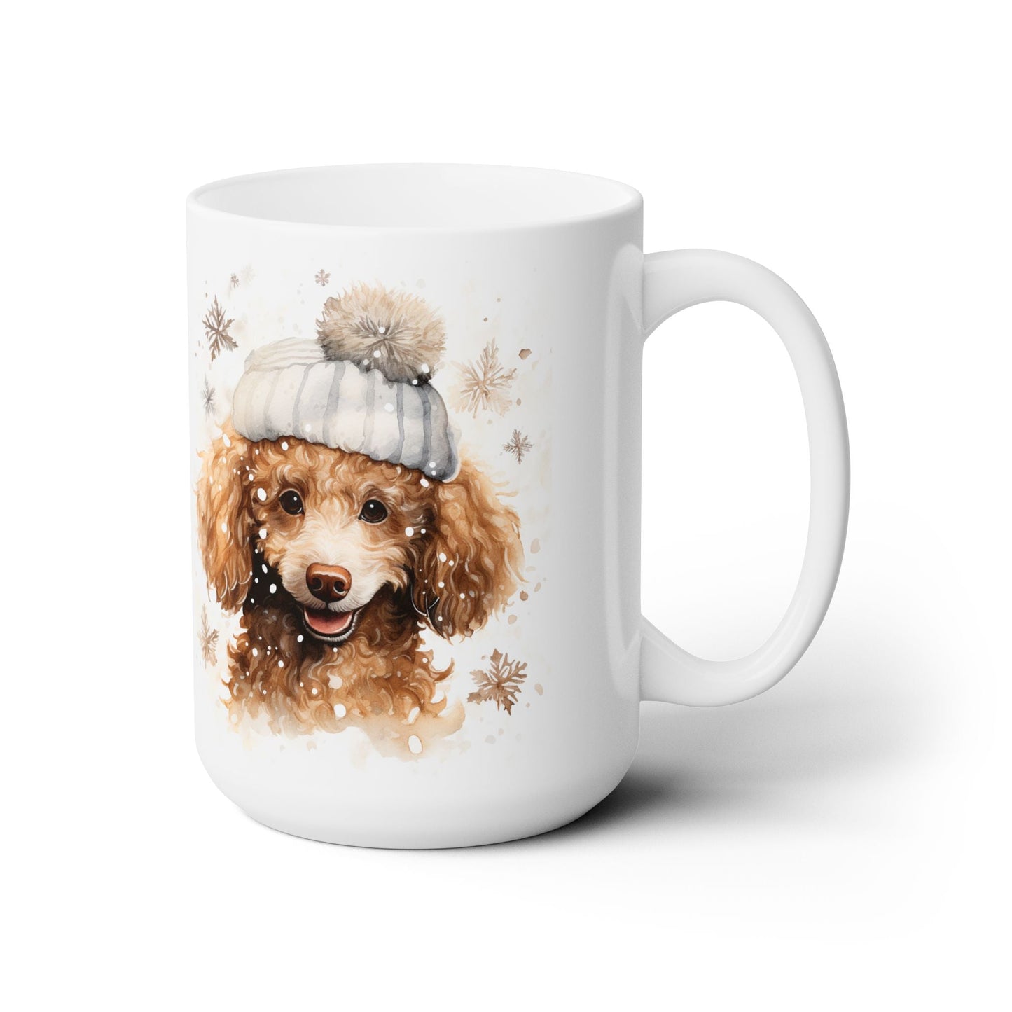 Poodle Winter Wonderland Mug – Cozy Coffee Mug for Dog Lovers