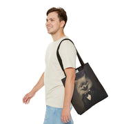 Elegant Pomeranian Gentleman Tote Bag – Stylish & Eco-Friendly Canvas Bag