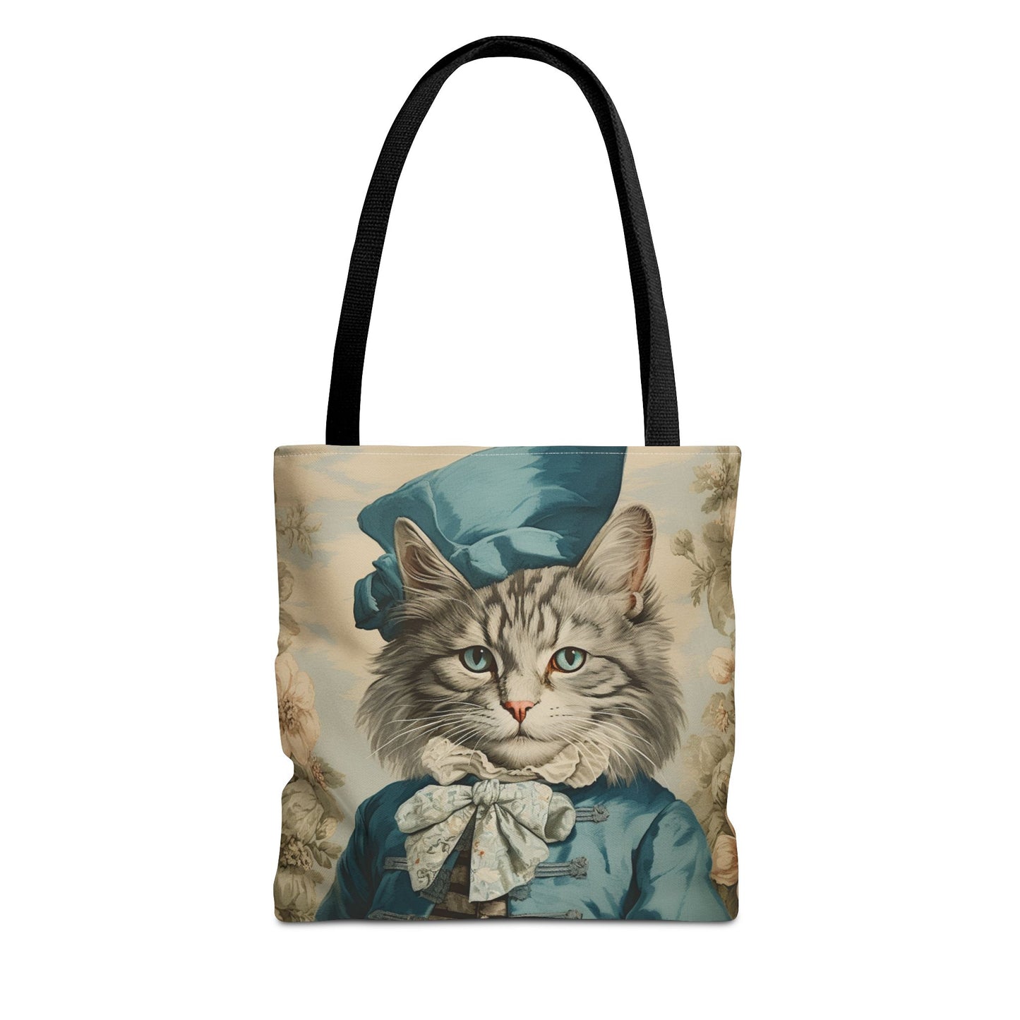 Dapper Cat Blue Regal Tote Bag – Eco-Friendly & Stylish Gift