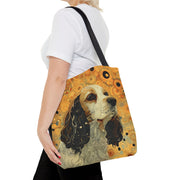 Cocker Spaniel Art Tote Bag, Vibrant Eco-Friendly Shopping Bag