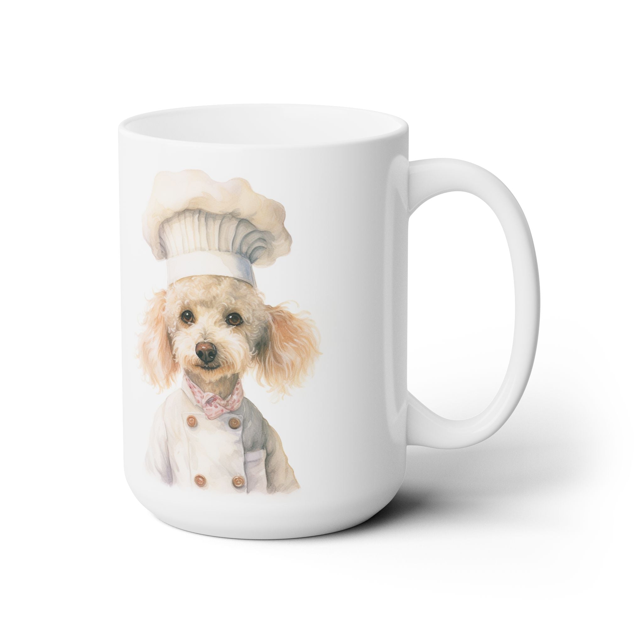 Poodle Chef’s Delight Mug – Artistic Coffee Cup for Dog Lovers