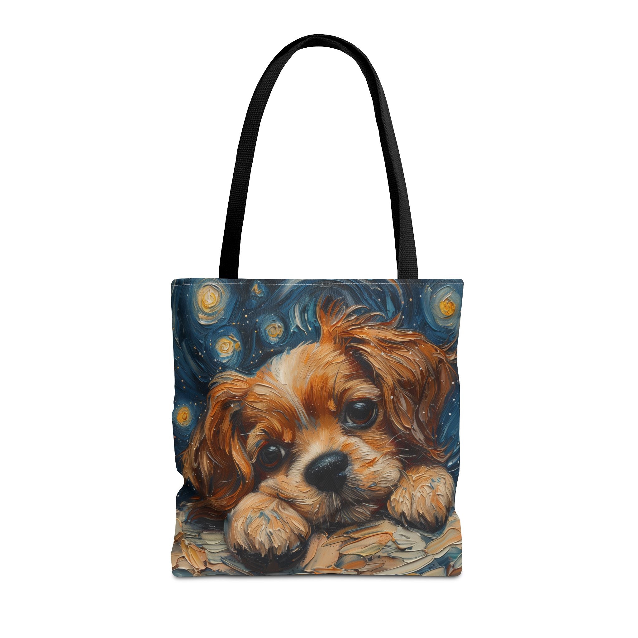 Starry Cavalier King Charles Tote Bag – Artistic & Eco-Friendly Design