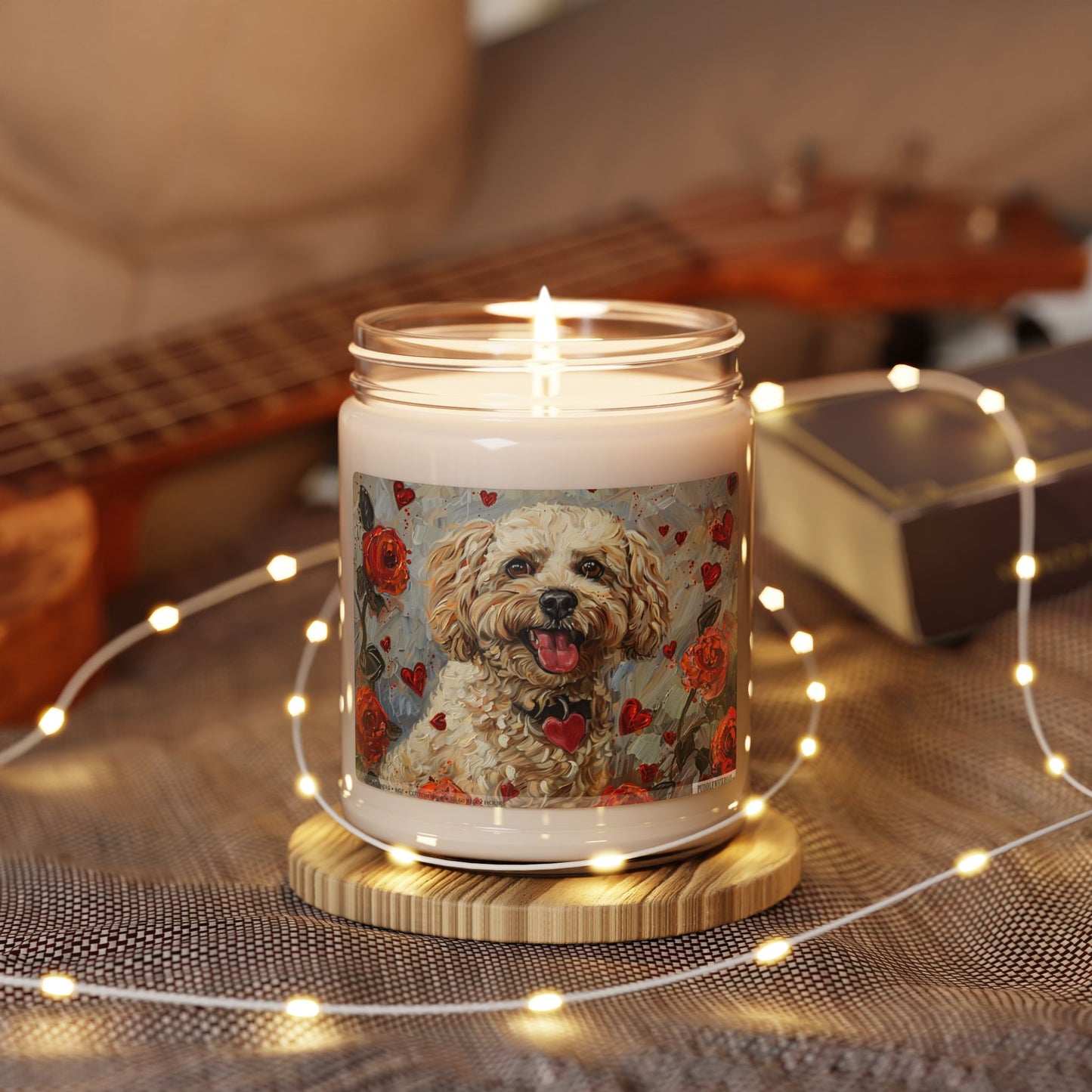 Sweet Cavapoo Soy Candle – Heartwarming Dog Lover Gift