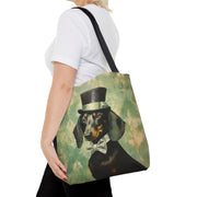 Dapper Dachshund Tote Bag - Chic, Stylish Eco-Friendly Accessory