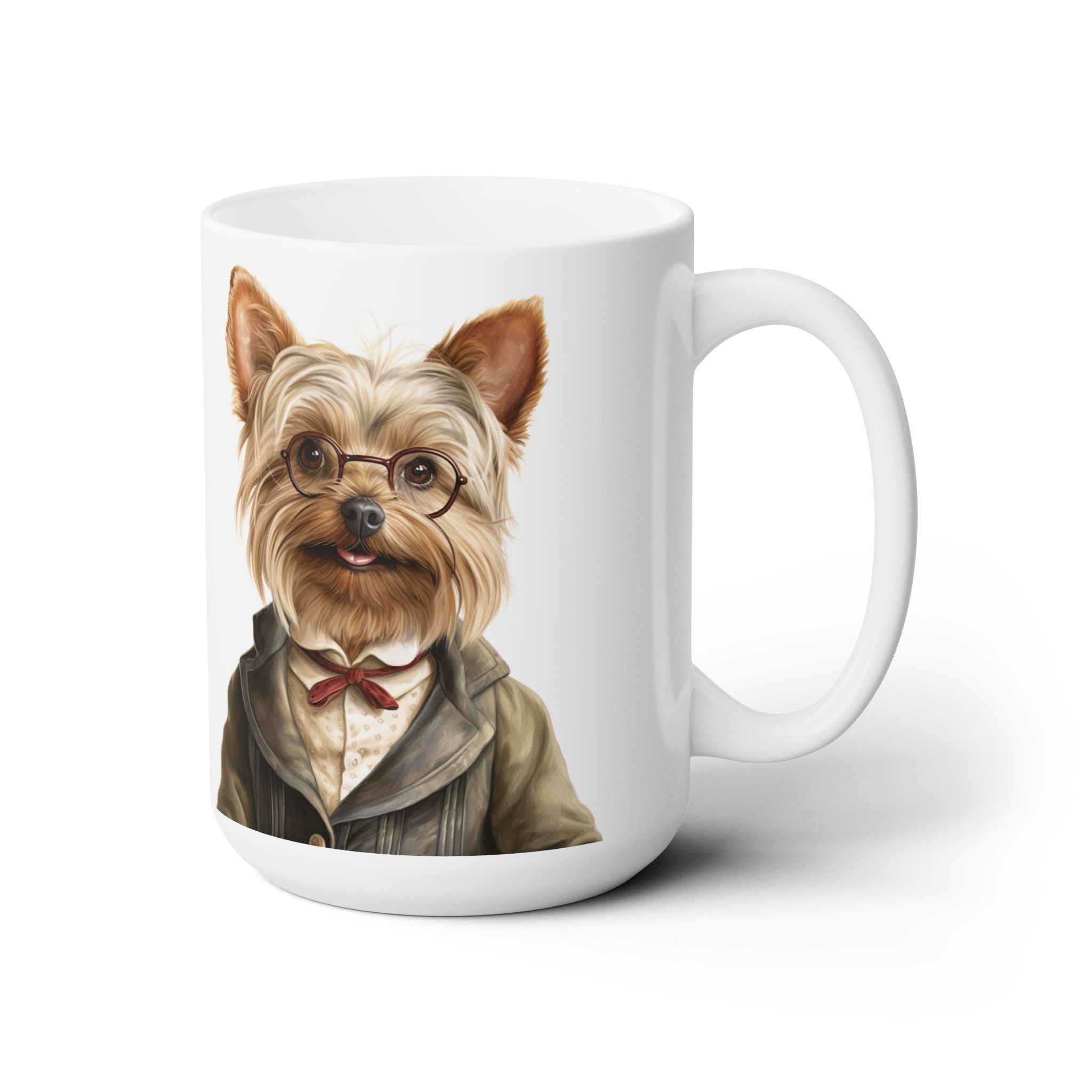 Yorkshire Terrier Mug - Yorkie Gentleman Art for Dog Lovers